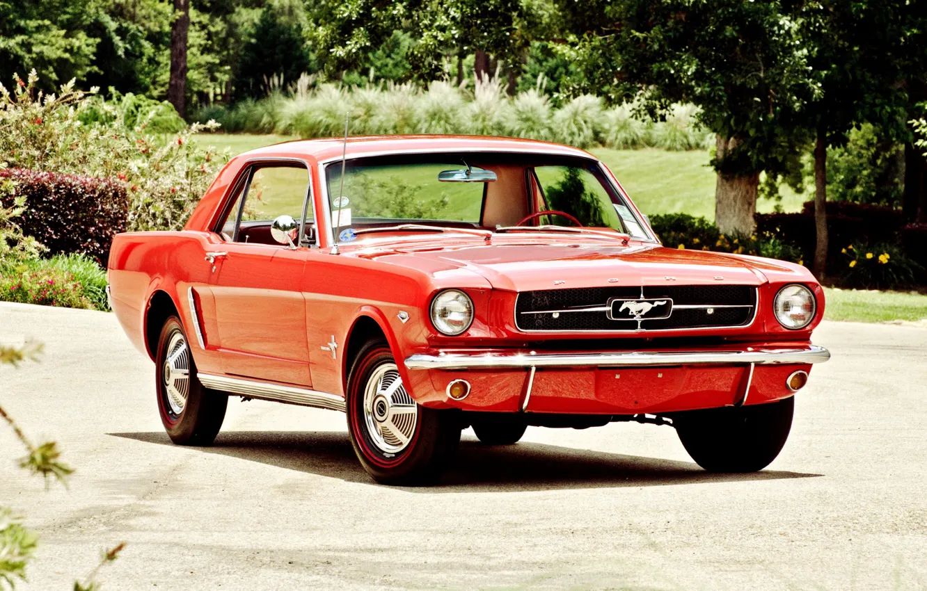 Фото обои Ford Mustang, Classic, Coupe, Pony car