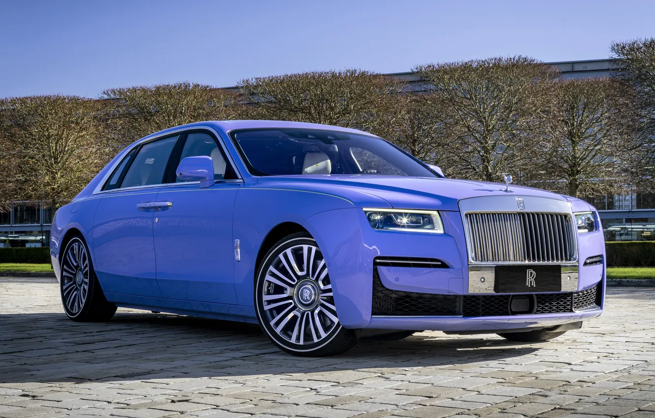 Фото обои Rolls-Royce, Ghost, 2024, Rolls-Royce Ghost Extended "Expressionism"