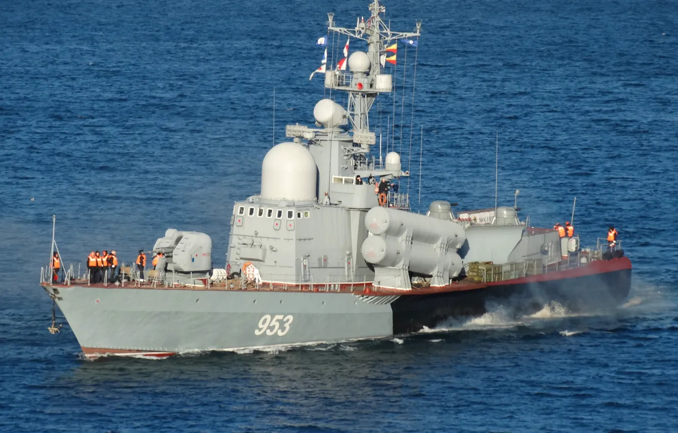 Фото обои корабль, ВМФ, ракетный, малый, Черное море, Р-239