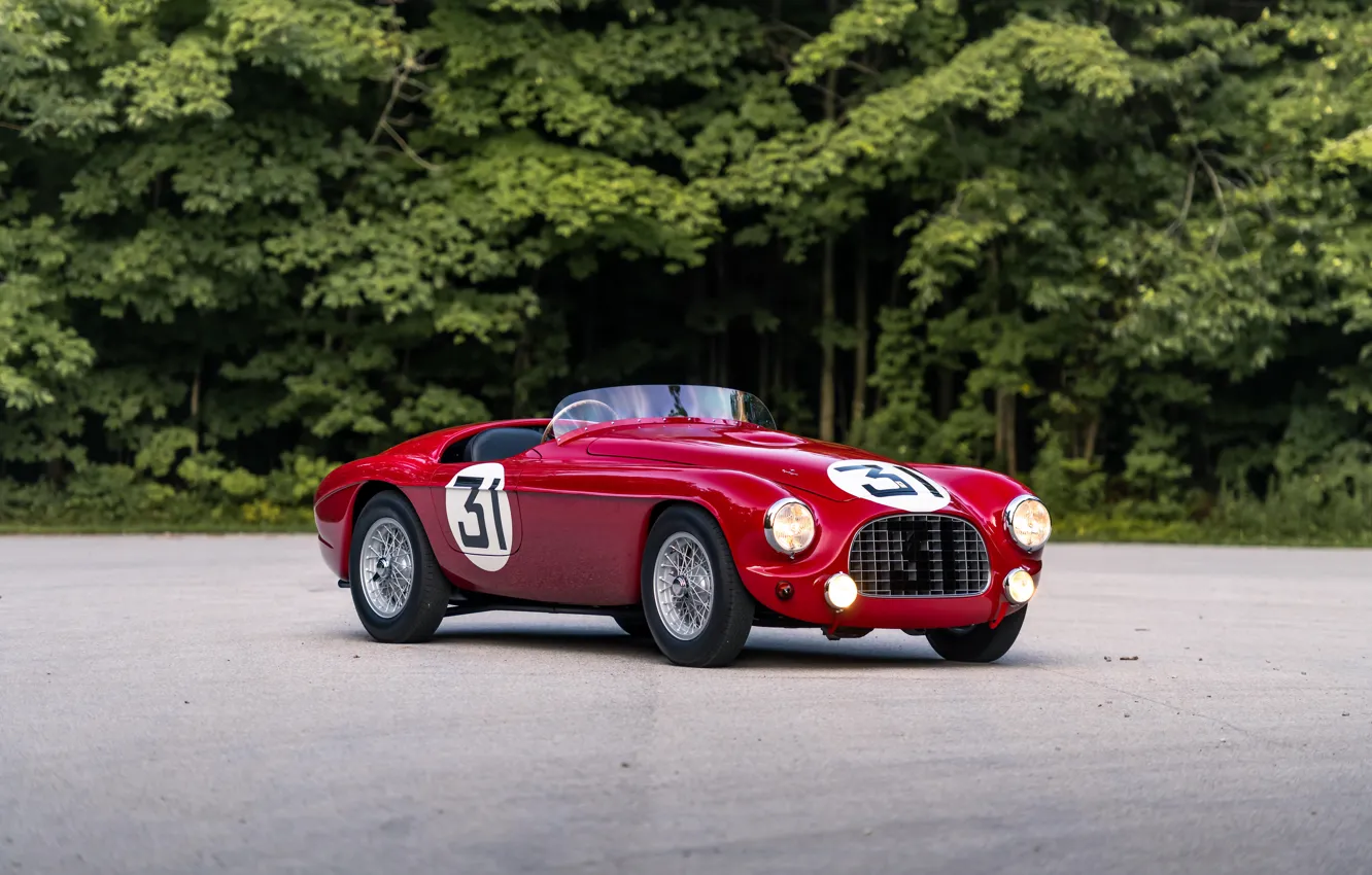 Фото обои Ferrari, vintage, 212, 1951, Ferrari 212 Export Barchetta