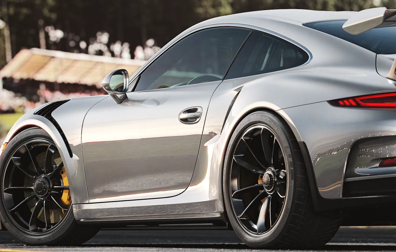 Фото обои Авто, Porsche, Машина, Рендеринг, Спорткар, Heritage, Porsche 911 GT3 RS, Transport & Vehicles