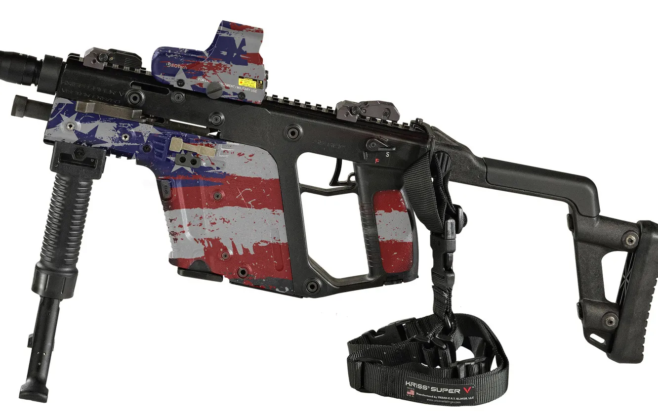 Фото обои оружие, пистолет-пулемёт, сошка, Super V, KRISS Vector
