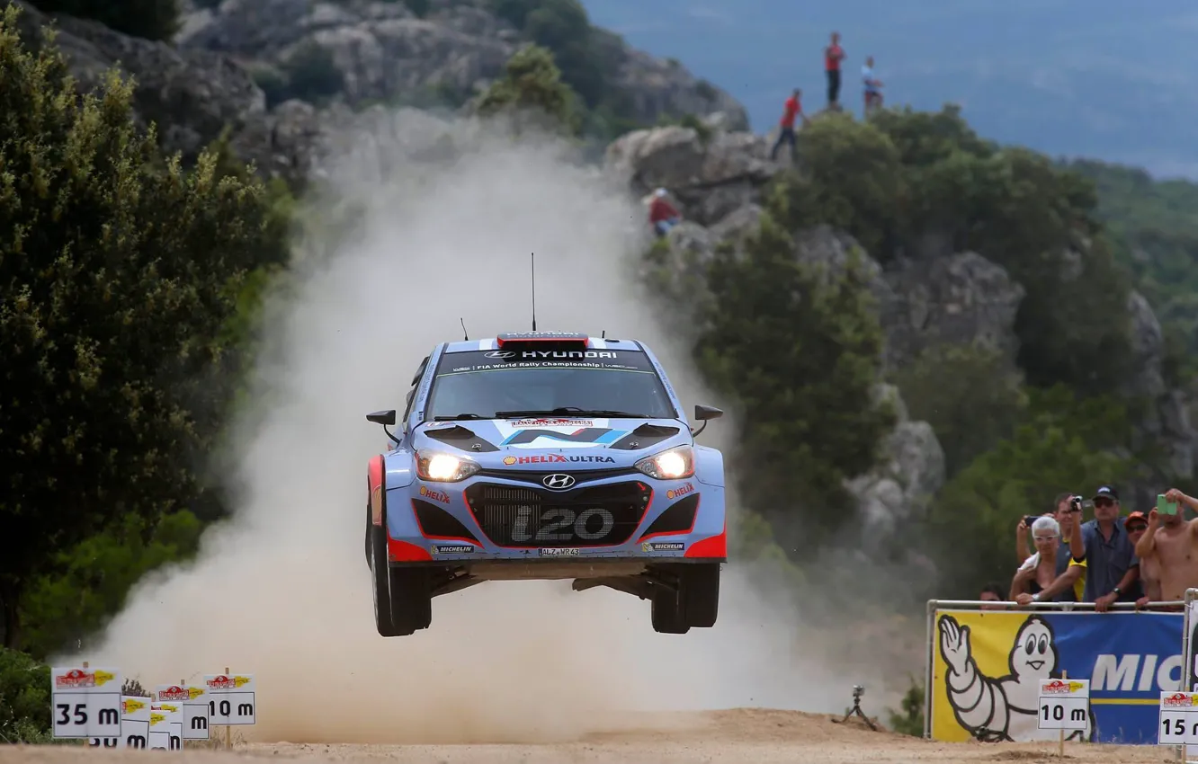 Фото обои cars, rally, jump, wrc, hyundai