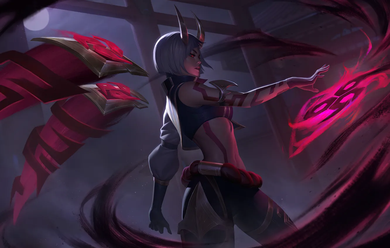 Фото обои League of Legends, game art, Thai Thanh, Kai'sa
