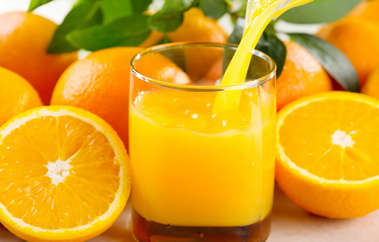 Фото обои апельсины, цитрус, апельсиновый сок
