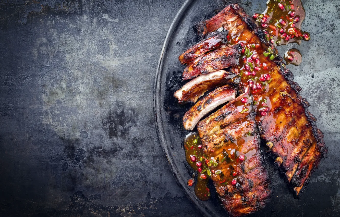 Фото обои meat, cooked, Roast, dressings