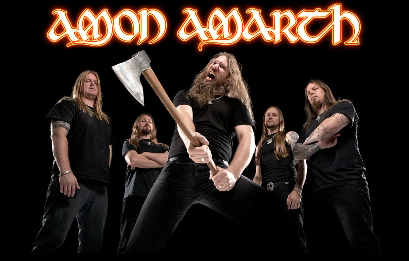 Фото обои швеция, amon amarth, death metal, melodic death