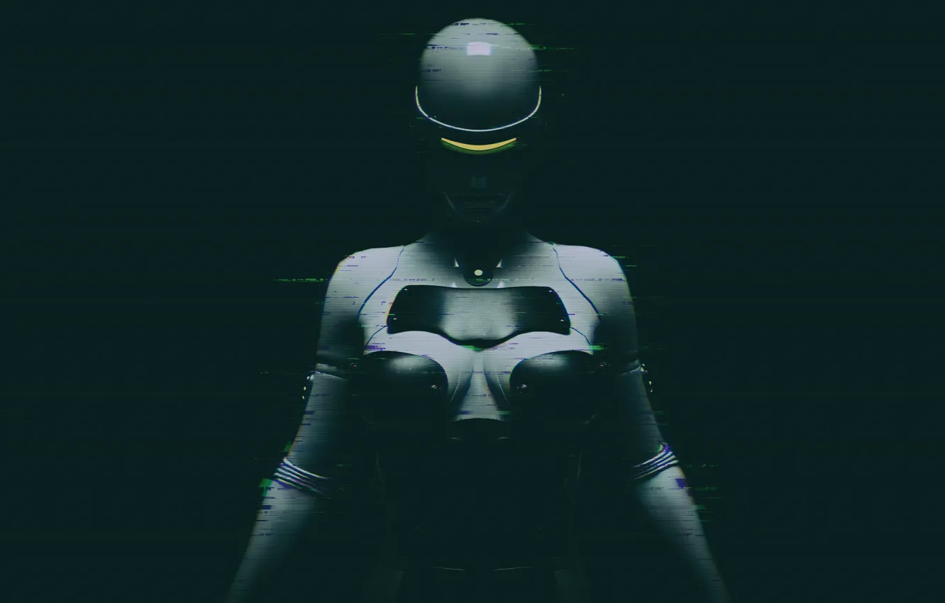 Фото обои стиль, фантастика, робот, арт, fantasy, robot, science fiction, art