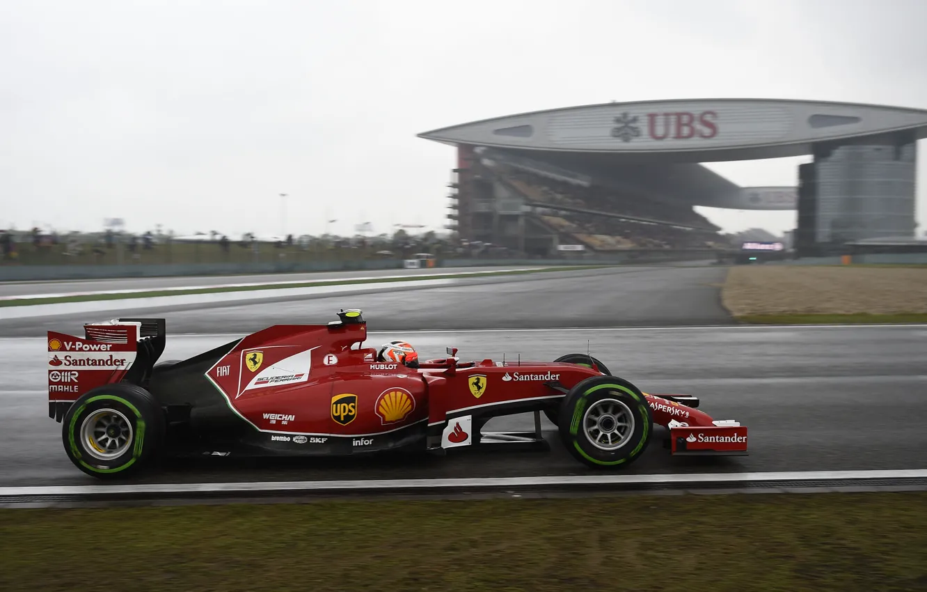 Фото обои ferrari, formula 1, kimi raikkonen, raikkonen, kimi, f14t