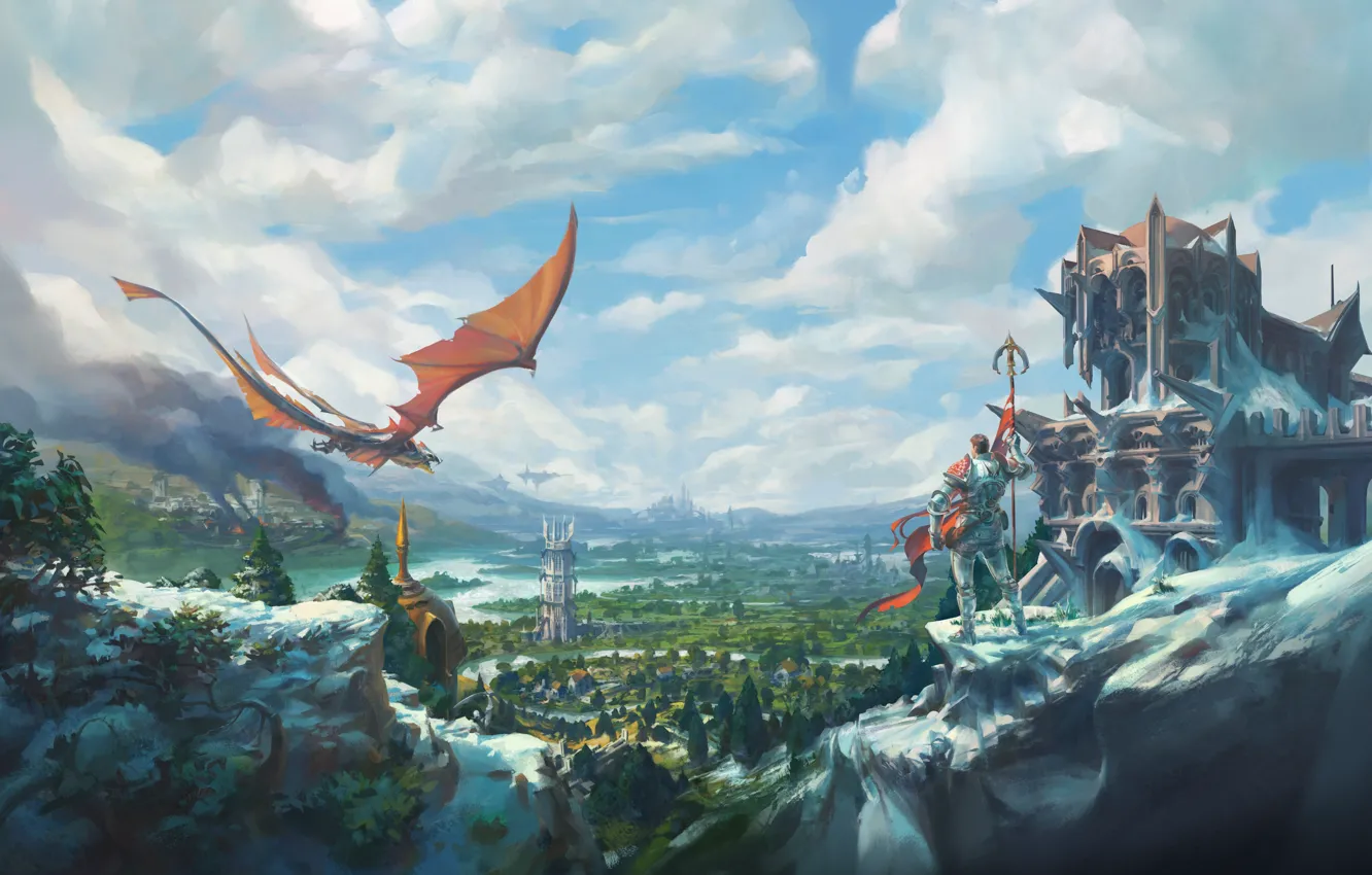 Фото обои Dragon, Game, RuneScape, Jagex Ltd.