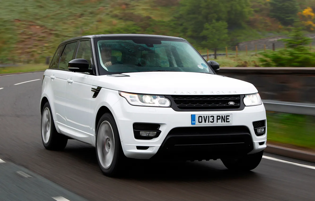 Фото обои white, Land Rover, Range Rover, auto, wallpapers, Sport