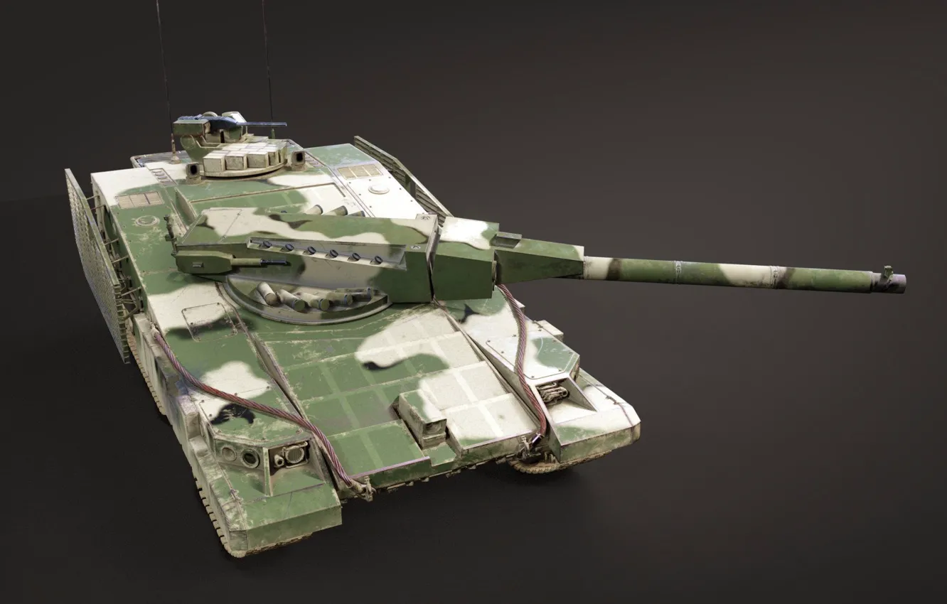 Фото обои СССР, Объект 490, Опытный танк