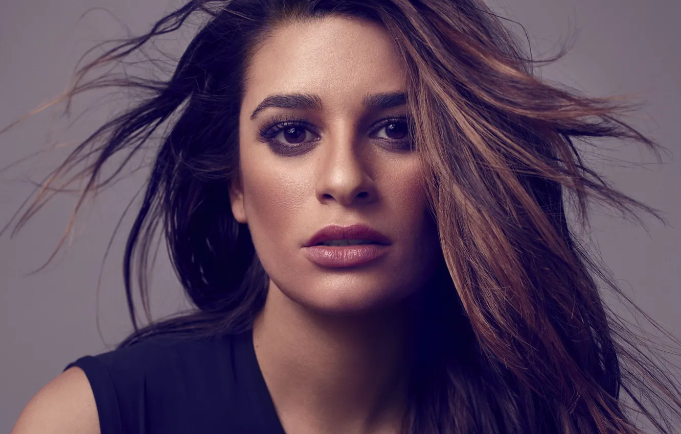 Фото обои актриса, брюнетка, Lea Michele