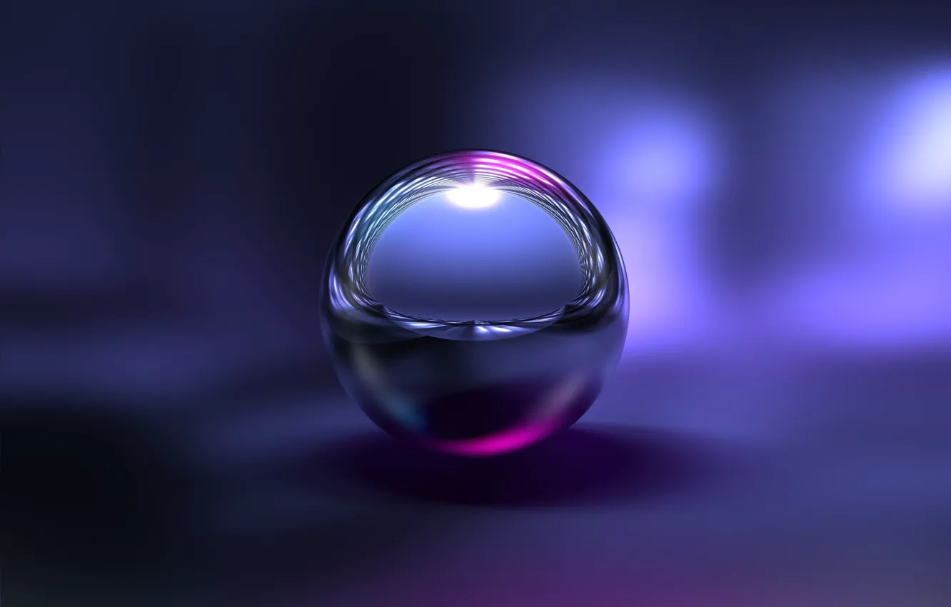 Фото обои Purple, Amazing, Wallpaper, Ball