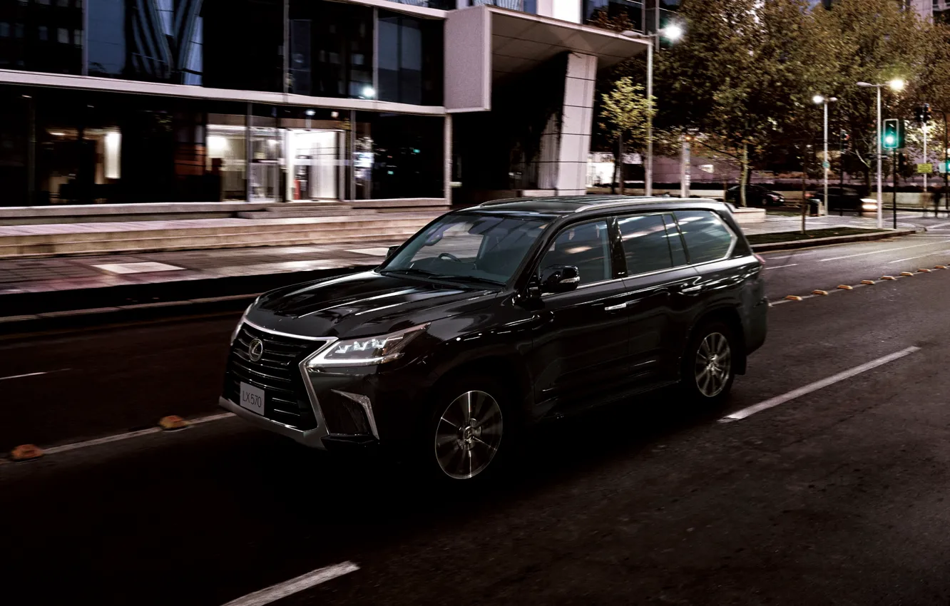 Обои город, Lexus, внедорожник, паркетник, LX 570 на телефон и рабочий ...