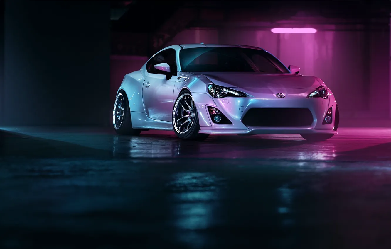 Toyota gt 86 неон