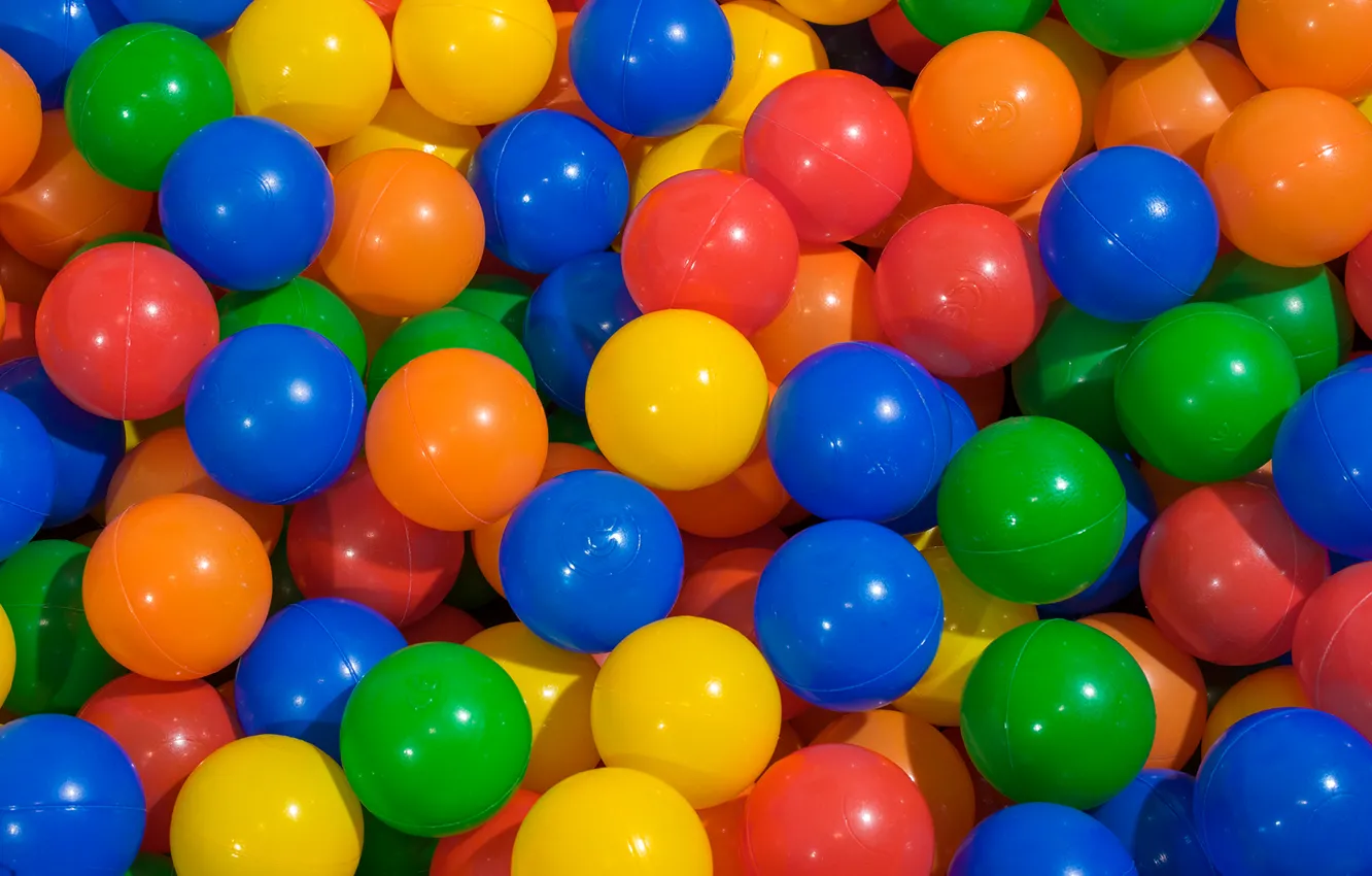 Фото обои мяч, цвет, шарик, объем, ластмасса