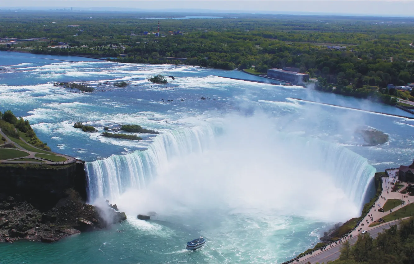 Фото обои Canada, nature, view, travel, Niagara falls