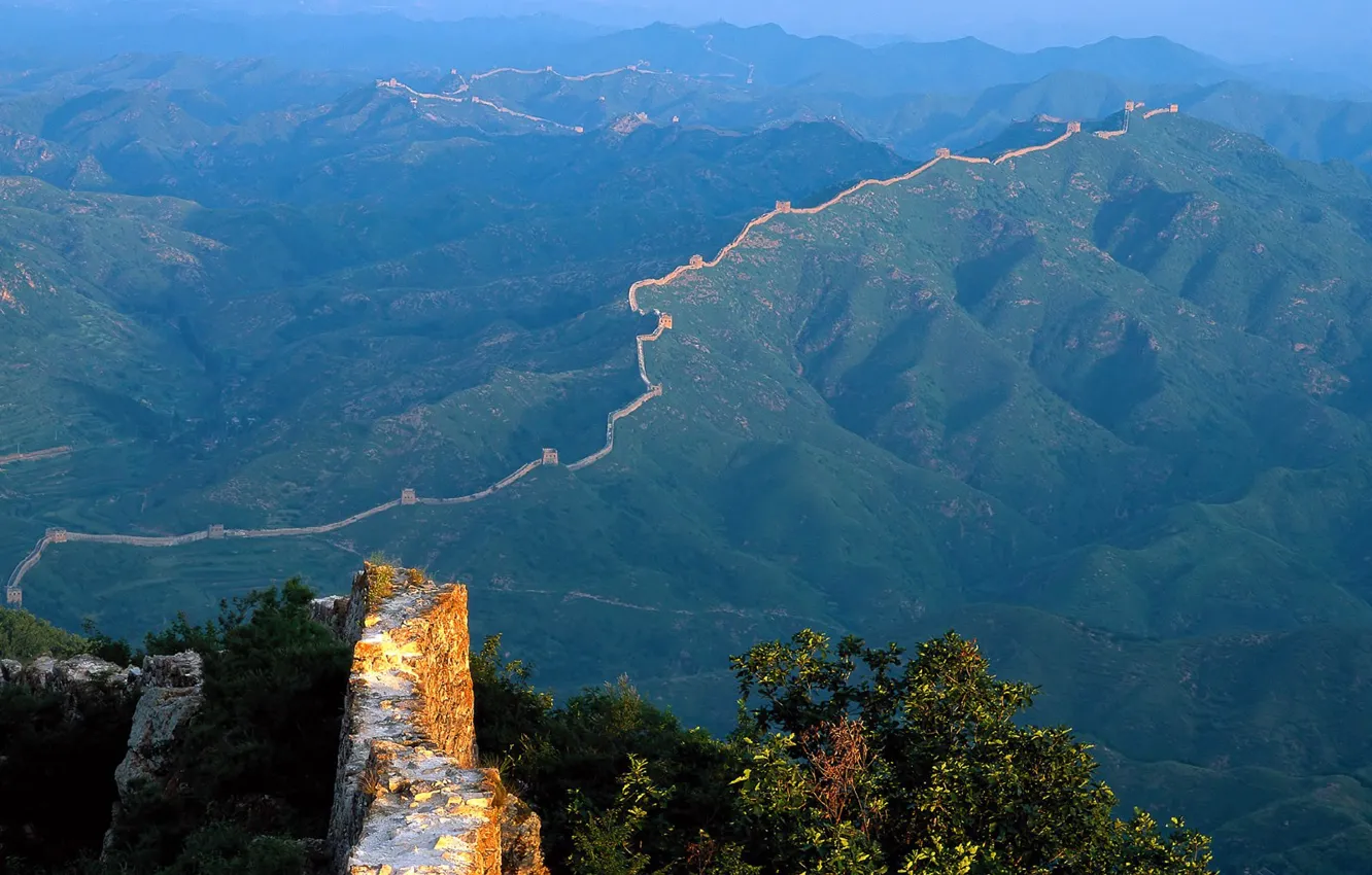 Фото обои Стена, Великая, Китайская