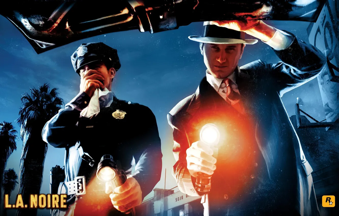 Фото обои игра, L A Noire, детектив Коул