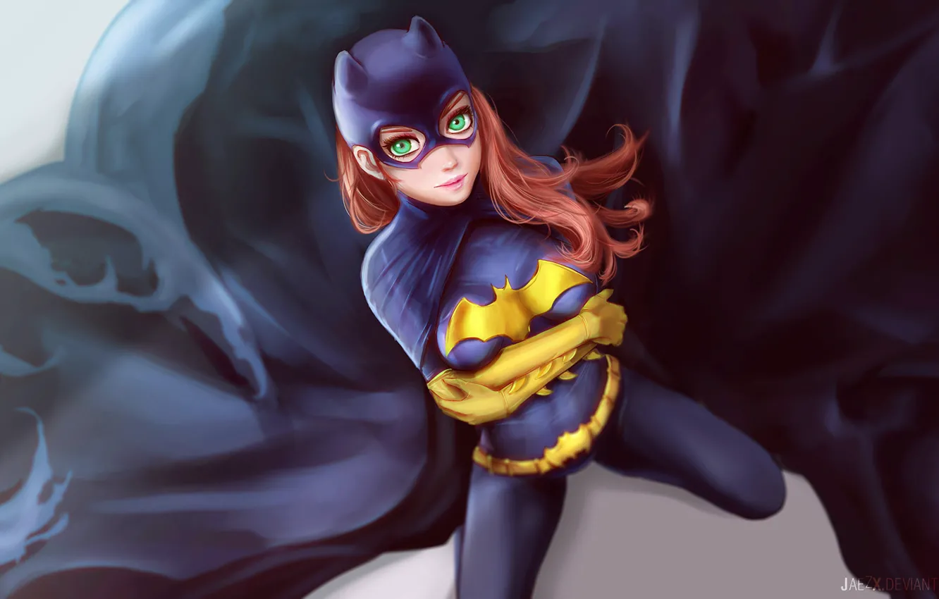 Фото обои девушка, Batgirl, by JaezX