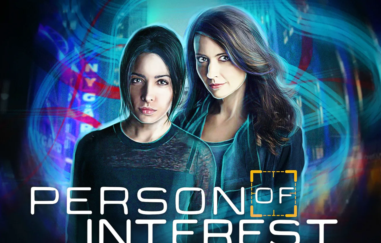 Фото обои Fan Art, Sarah Shahi, Amy Acker, Root, Person of Interest, POI, Sameen Shaw