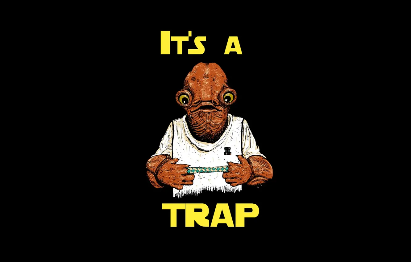 Фото обои star wars, Admiral Ackbar, it's a trap