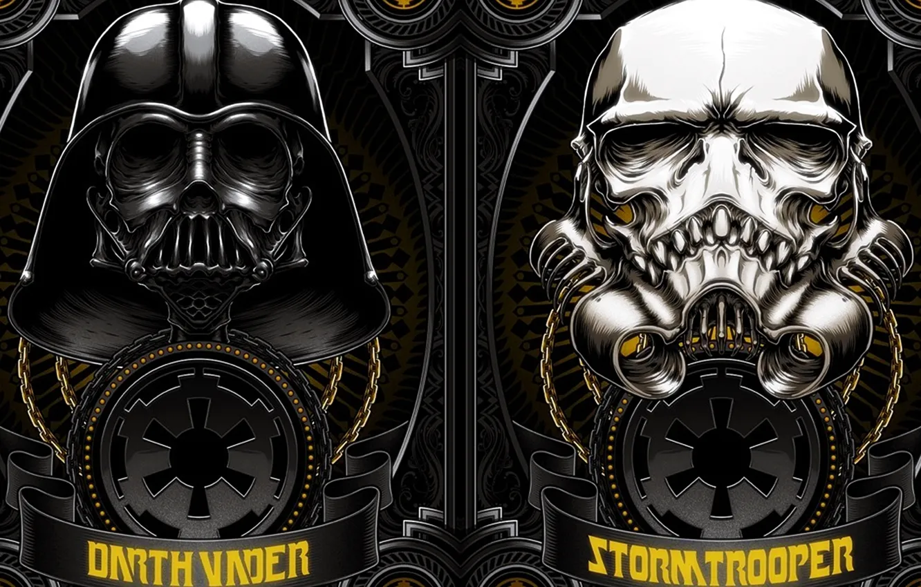 Фото обои Star Wars, Darth Vader, Звездные Войны, Storm Trooper