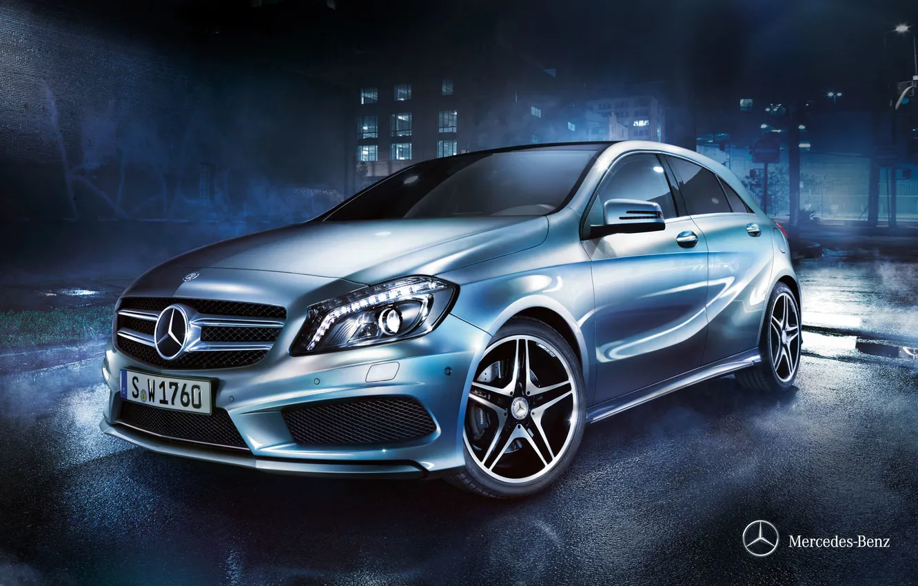 Фото обои Mercedes-Benz, 2012, мерседес, A-class, w176