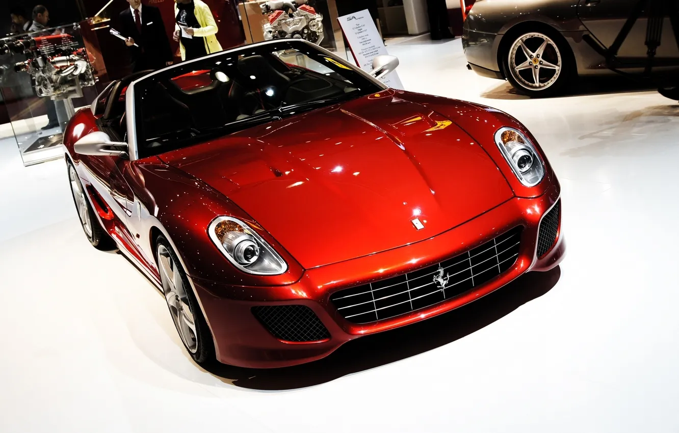 Фото обои Ferrari, auto, SA Aperta Paris