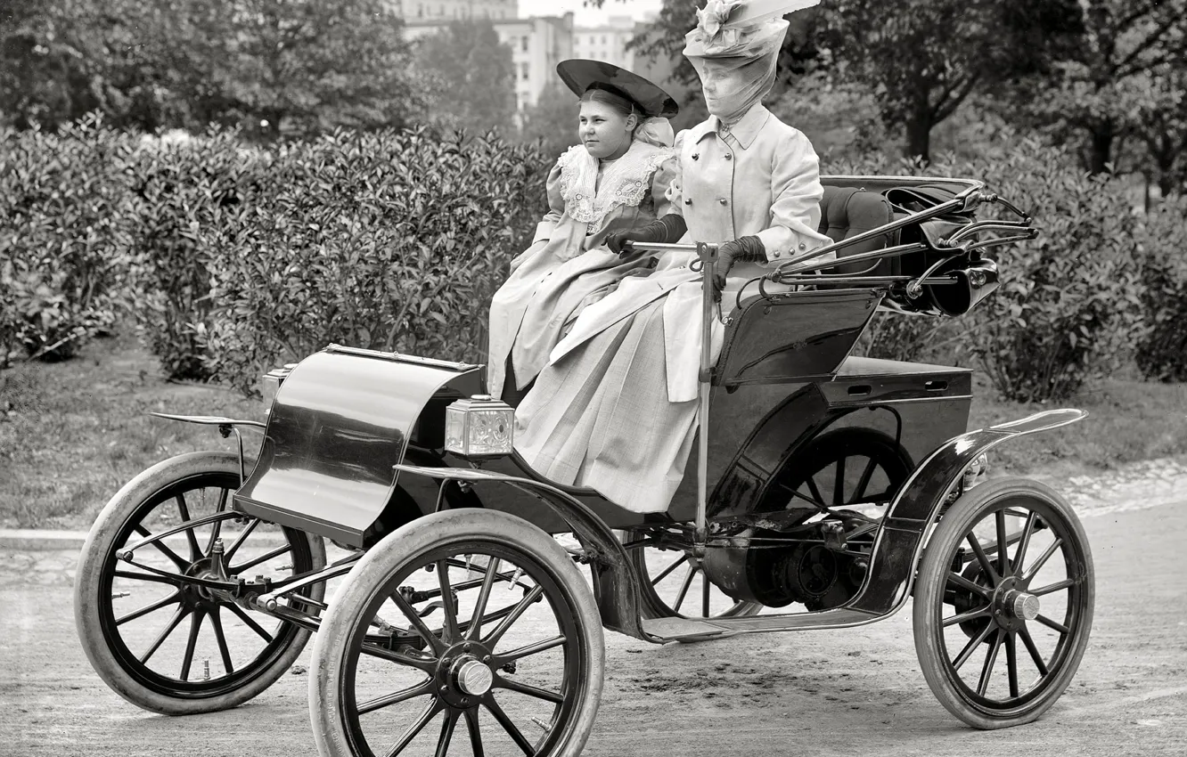 Фото обои ретро, Ford, США, автомобиль, 1905-й год