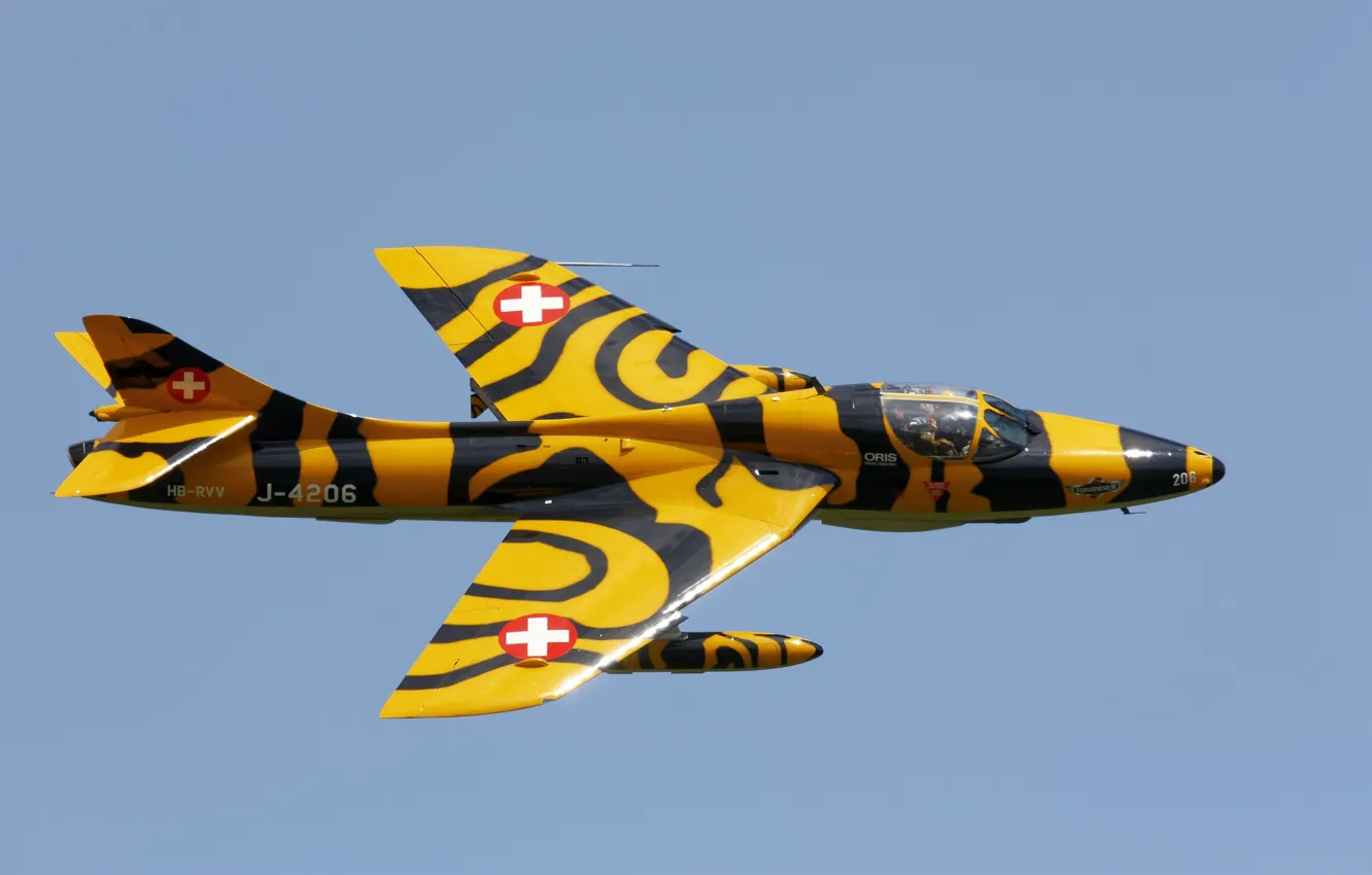 Фото обои истребитель, бомбардировщик, Hawker Hunter, T.Mk.68