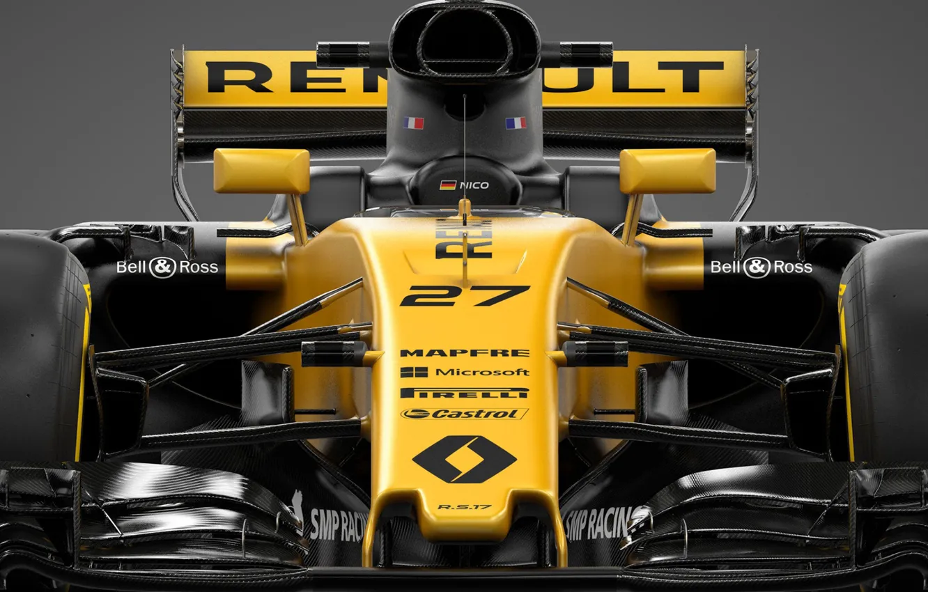 Фото обои формула 1, болид, автоспорт, 2017, Renault R.S.17