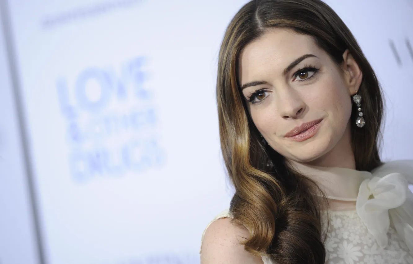 Фото обои актриса, Anne Hathaway, Энн Хэтэуэй
