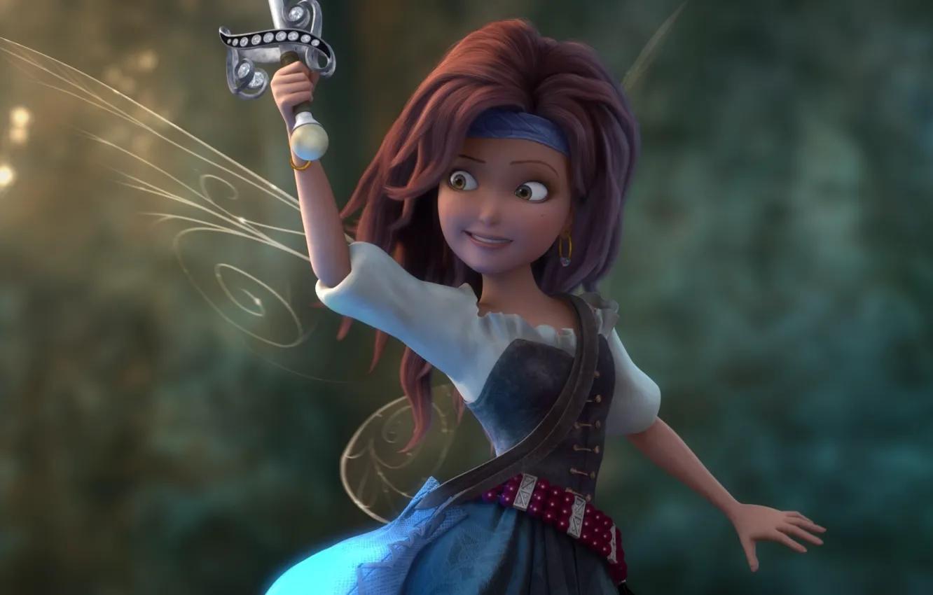 Фото обои мультфильм, фея, pirate fairy, Загадка пиратского острова