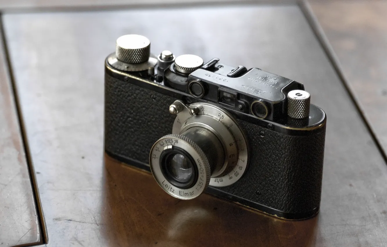 Фото обои макро, фон, камера, Leica II