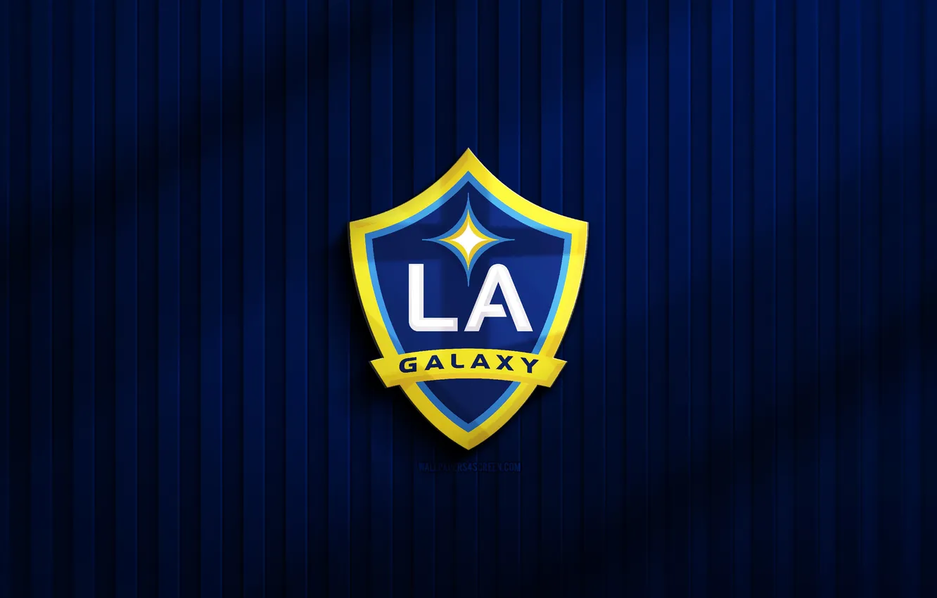 Фото обои Logo, Soccer, Emblem, Los Angeles Galaxy, MLS, Badge, Crest, LA Galaxy