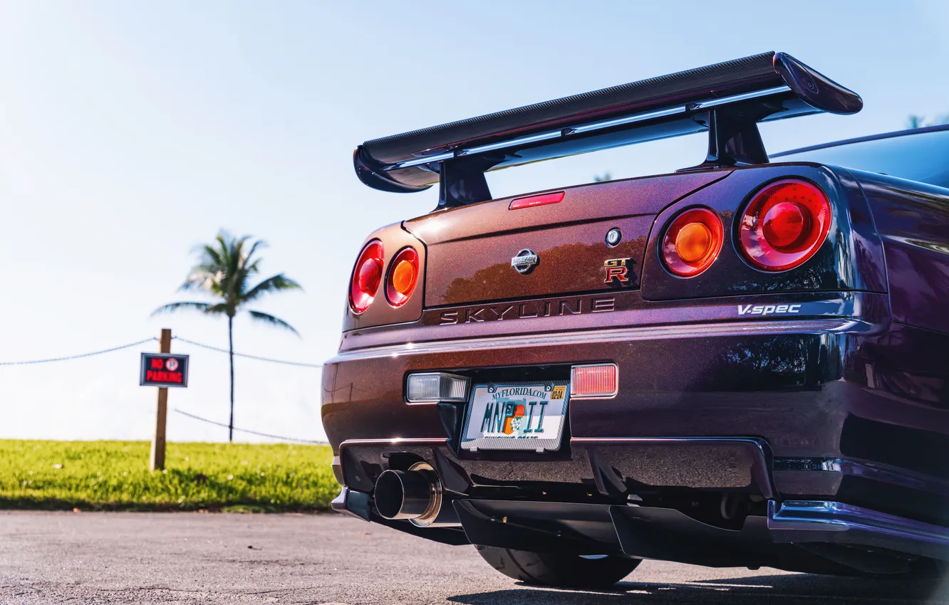 Фото обои GT-R, Skyline, R34
