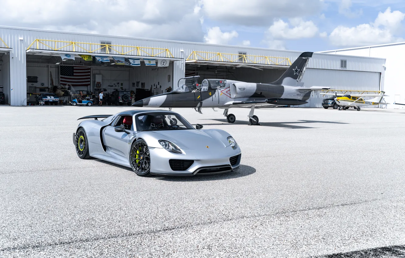 Фото обои Porsche, Spyder, 918