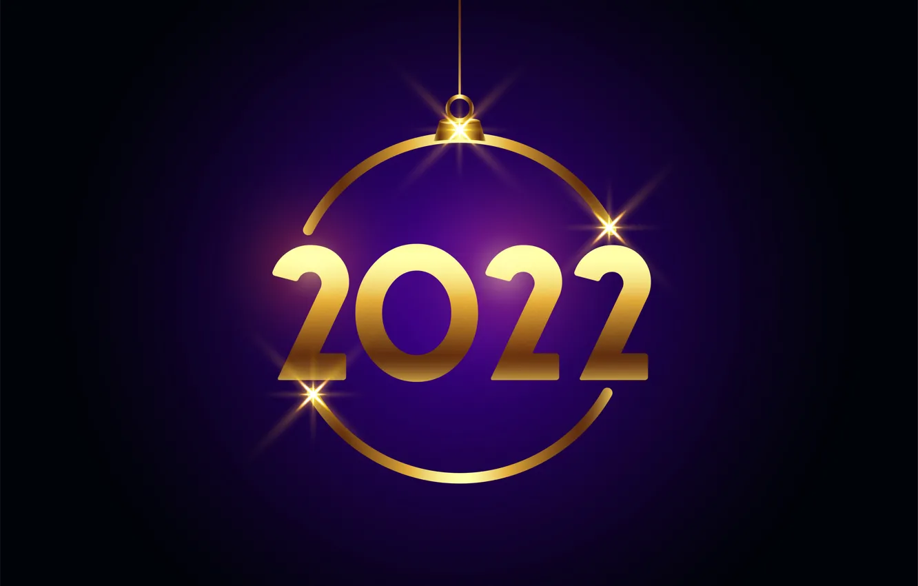 Фото обои фон, золото, цифры, Новый год, golden, new year, happy, purple
