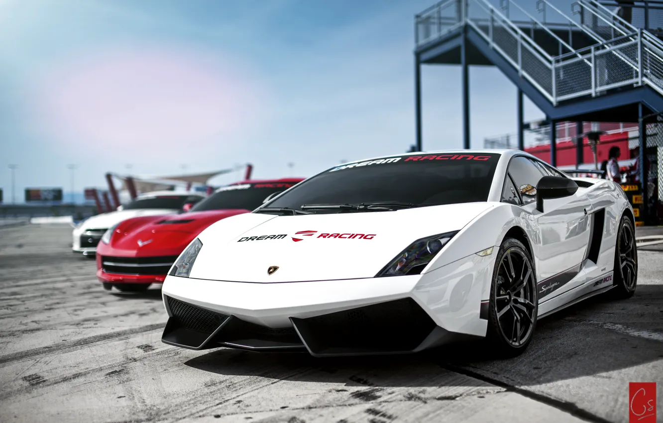 Фото обои Lamborghini, белая, Superleggera, Gallardo, галардо, ламборгиги