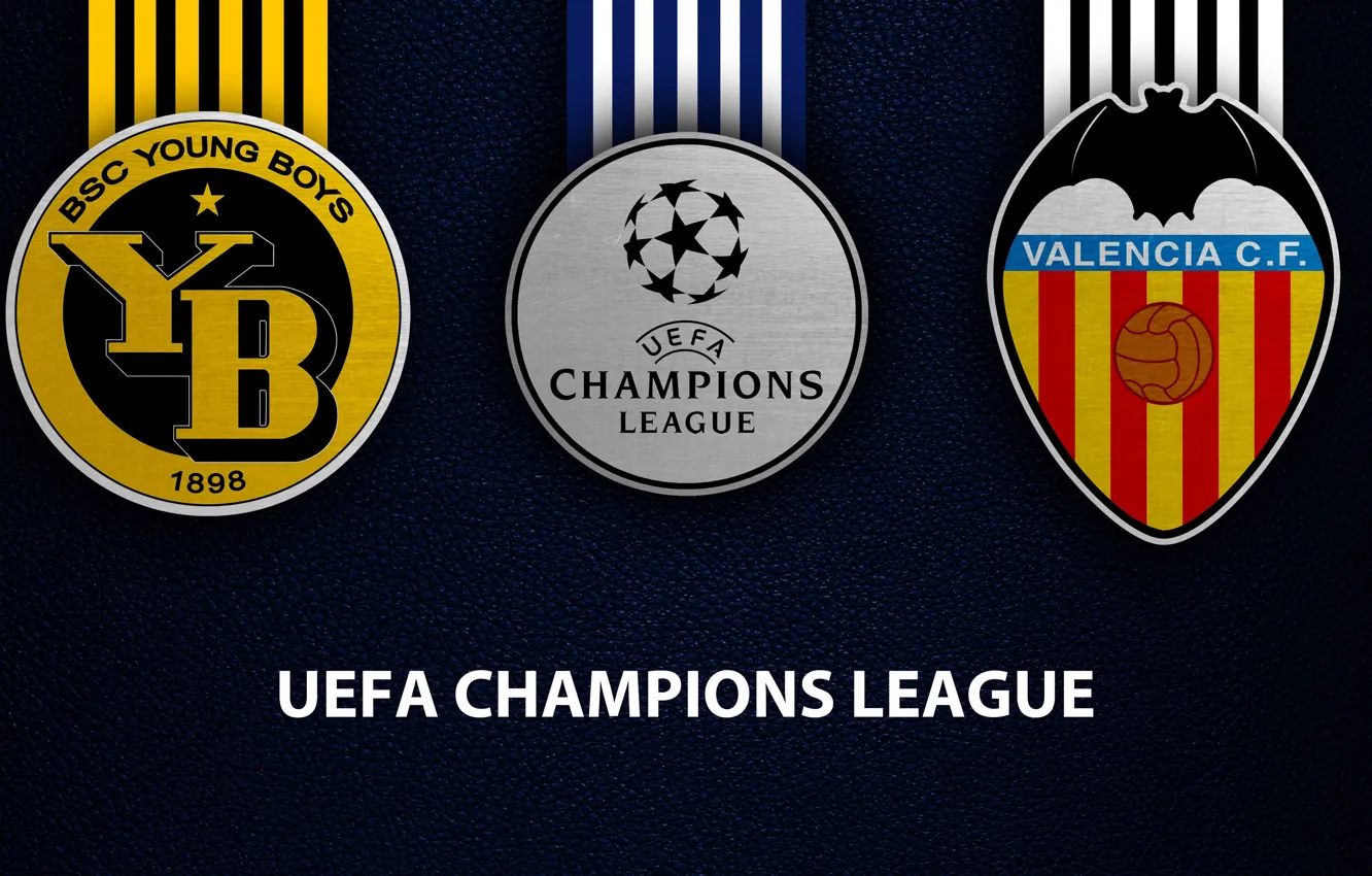 Фото обои wallpaper, sport, logo, football, Valencia, UEFA Champions League, BSC Young Boys, BSC Young Boys vs …