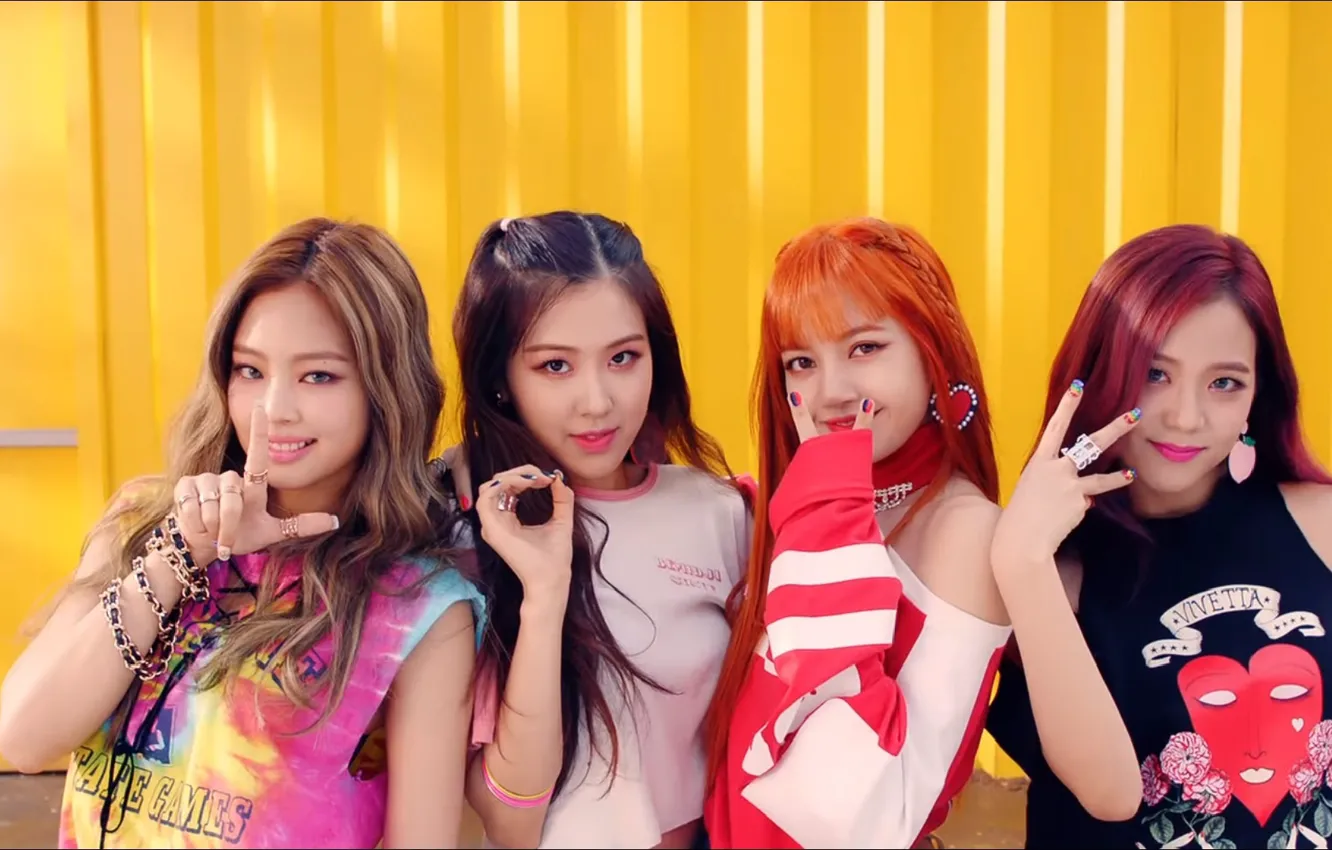 Фото обои настроение, девочки, группа, красавицы, Girls, mood, group, Blackpink