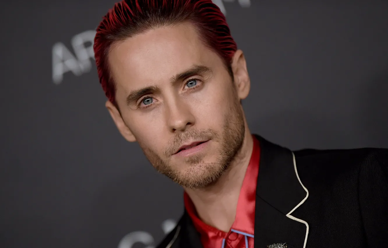 Фото обои взгляд, актёр, Jared Leto, красавчик, бородка