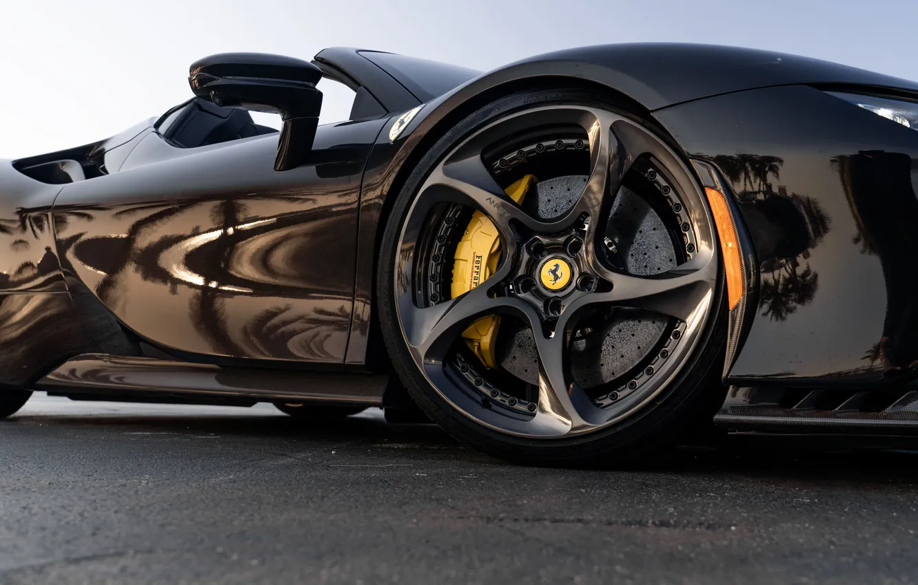 Фото обои Ferrari, supercar, SF90