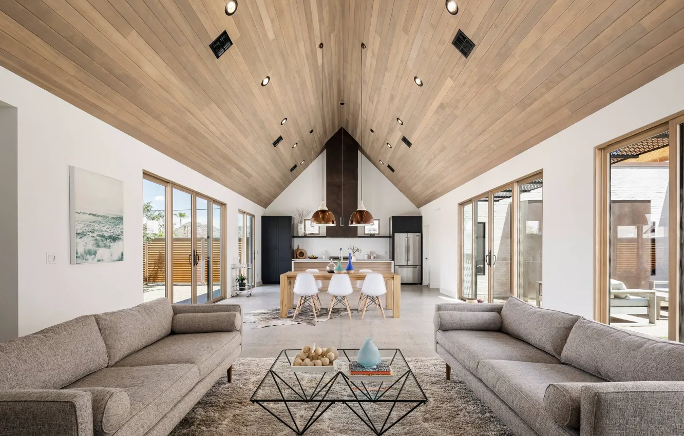 Фото обои интерьер, жилое пространство, Canal House