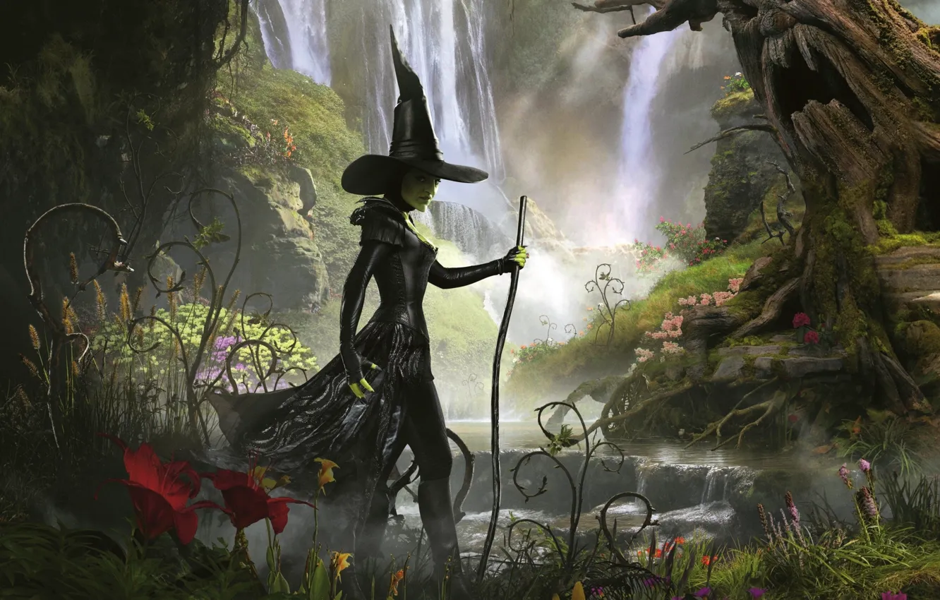 Фото обои Природа, Ведьма, Шляпа, Фантастика, Oz The Great And Powerful