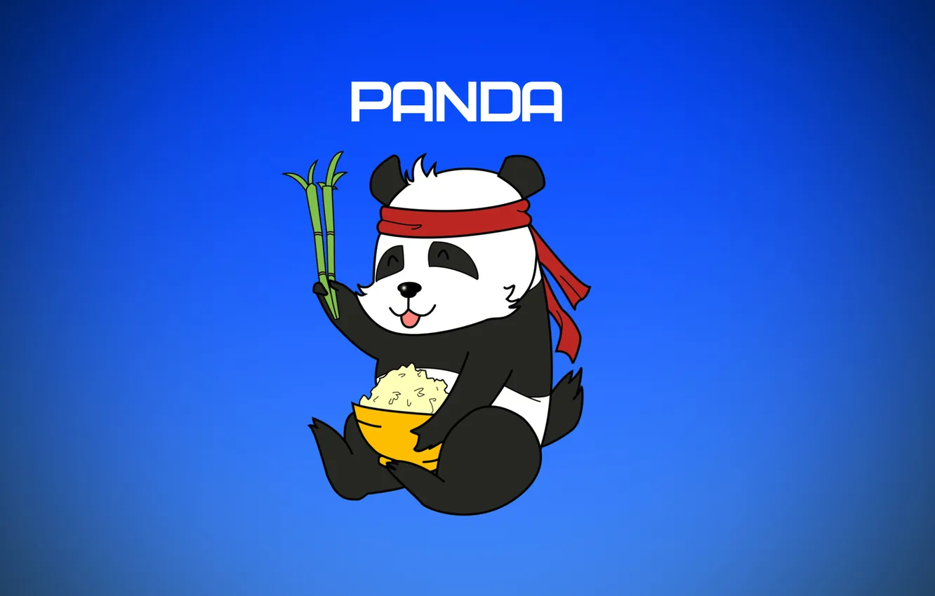Фото обои панда, panda, картинки панды