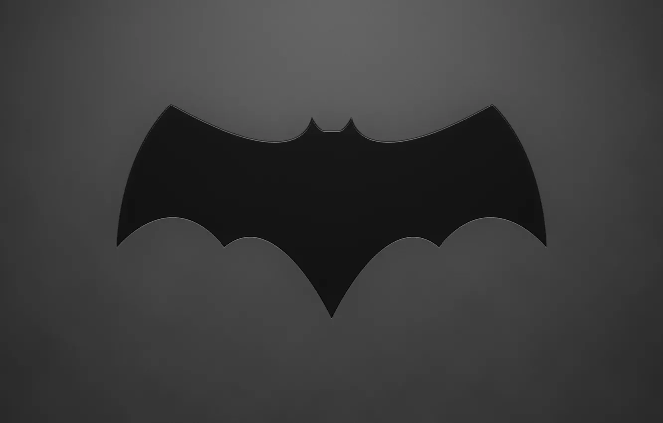 Фото обои batman, знак, минимализм, minimalism, sign, 2560x1600