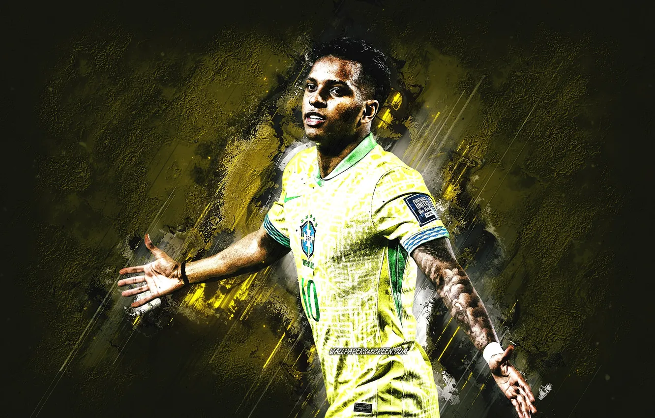 Фото обои Football, Soccer, Brasil, Brazilian, Rodrygo, Rodrygo Goes